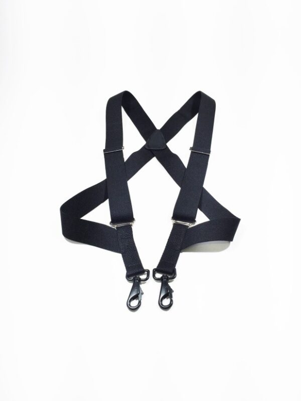 KUNN Men Tape Measure Pattern Elastic Suspenders With Heavy Duty Clips From Suspenders - Price 24.8