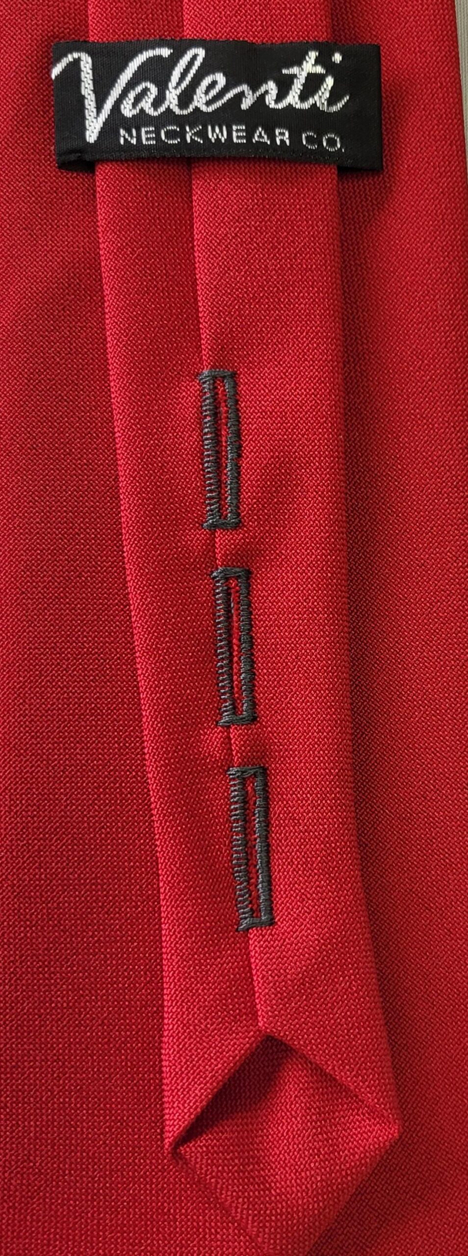 Red Back Button Holes