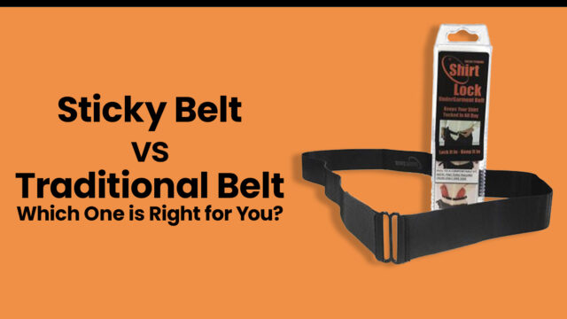 sticky belt vs traditional belt